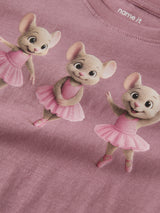 Lilas Ballerina Mice Bluse fra Name it - 13238407