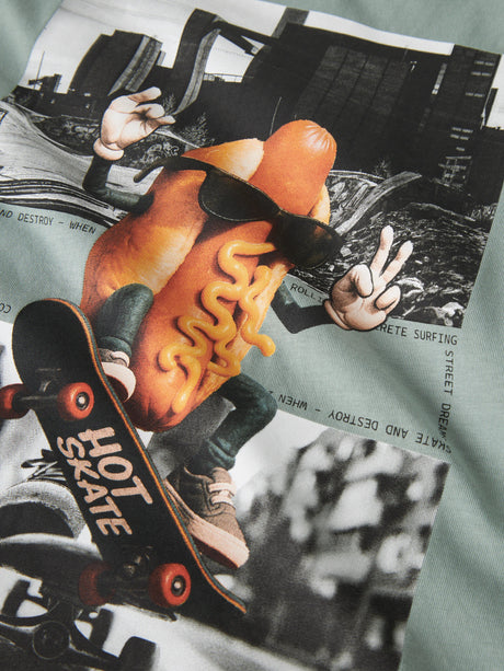 Green Milieu Hotdog Bluse fra Name it - 13239070