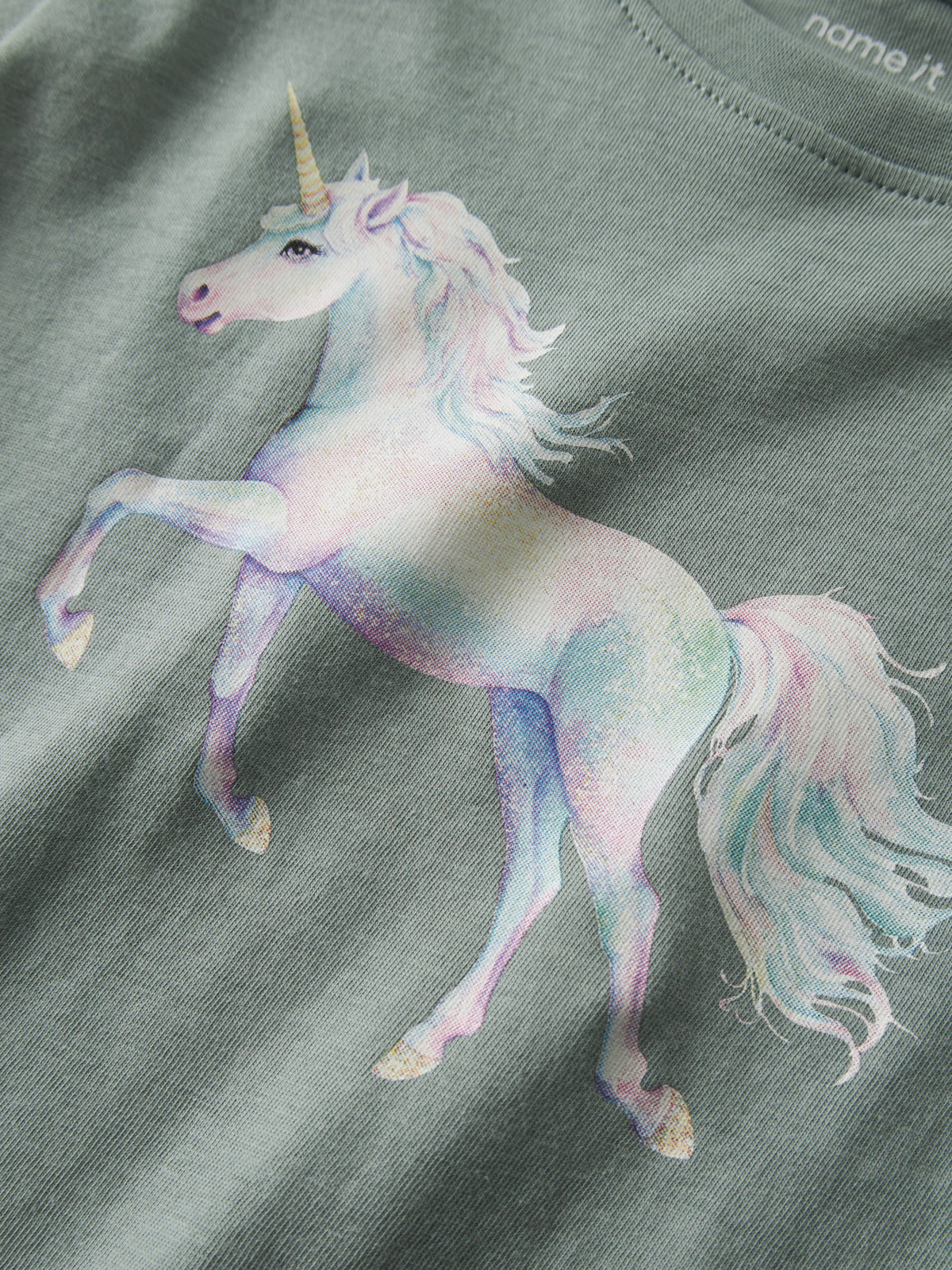 Green Milieu Unicorn Bluse fra Name it - 13241600