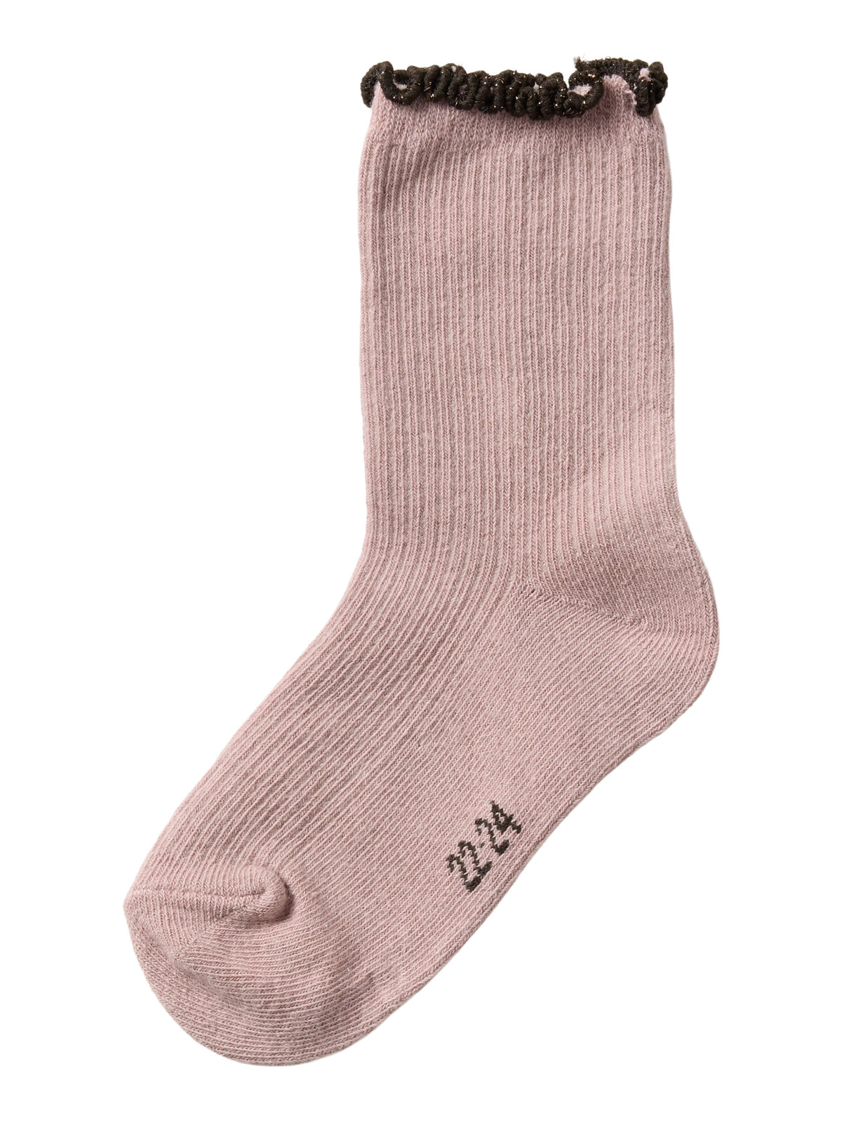 Deauville Mauve Lettuce Edge Strømper fra Name it - 13243650