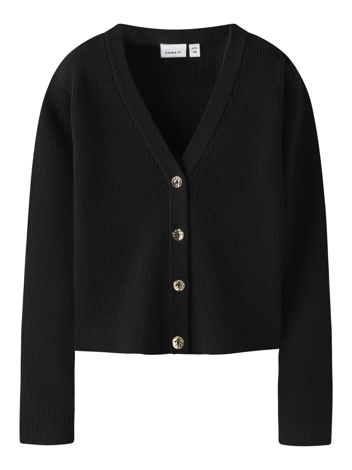 Black Knitted Cardigan fra Name it - 13245597
