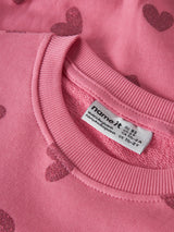 Flowering Ginger Glitter Hearts Sweatshirt fra Name it - 13246314
