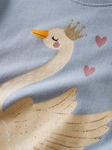 Subdued Blue Swan Princess Sweatshirt fra Name it - 13246331