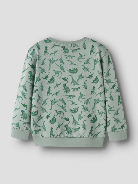 Green Milieu Dino Sweatshirt fra Name it - 13246360