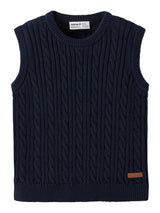 Navy Blazer Strikvest fra Name it - 13249007