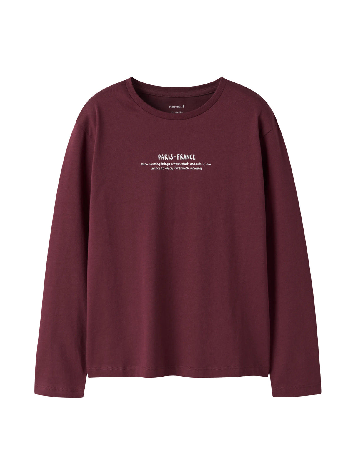 Burgundy Bluse fra Name it - 13249357