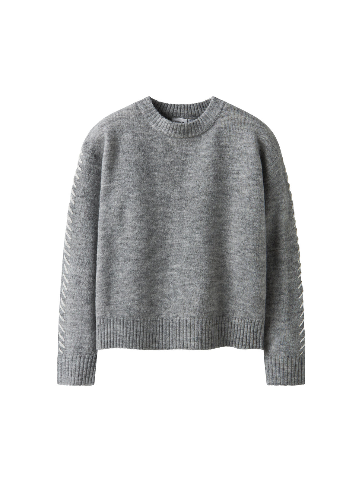 Grey Melange Striktrøje fra Name it - 13250531