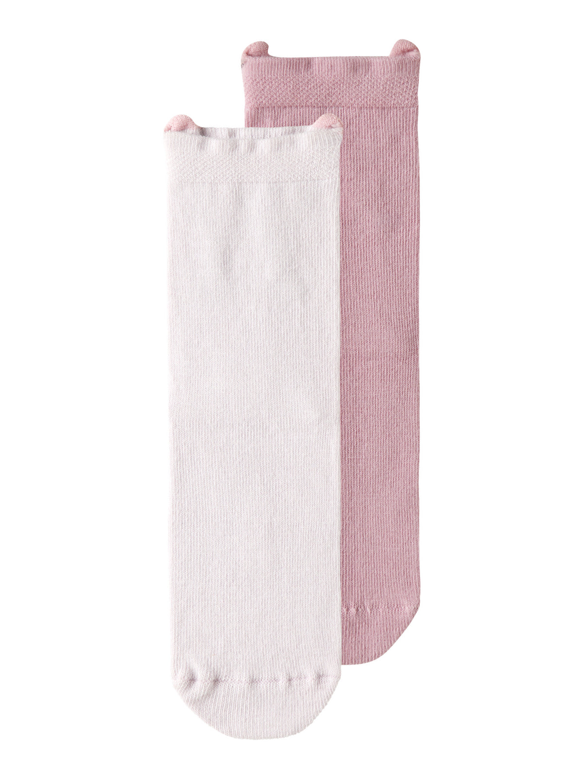 Lavender Gray 2P LAVNEDER GRAY + DAWN PINK Strømper fra Name it - 13252069