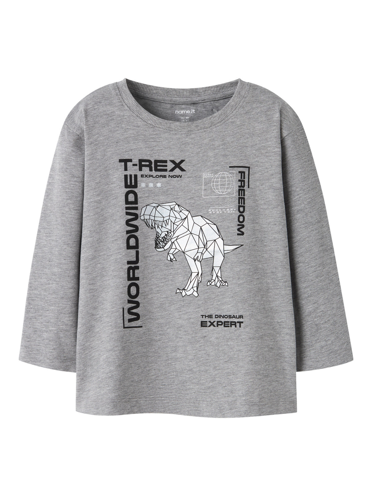 Grey Melange Bluser fra Name it - 13252539