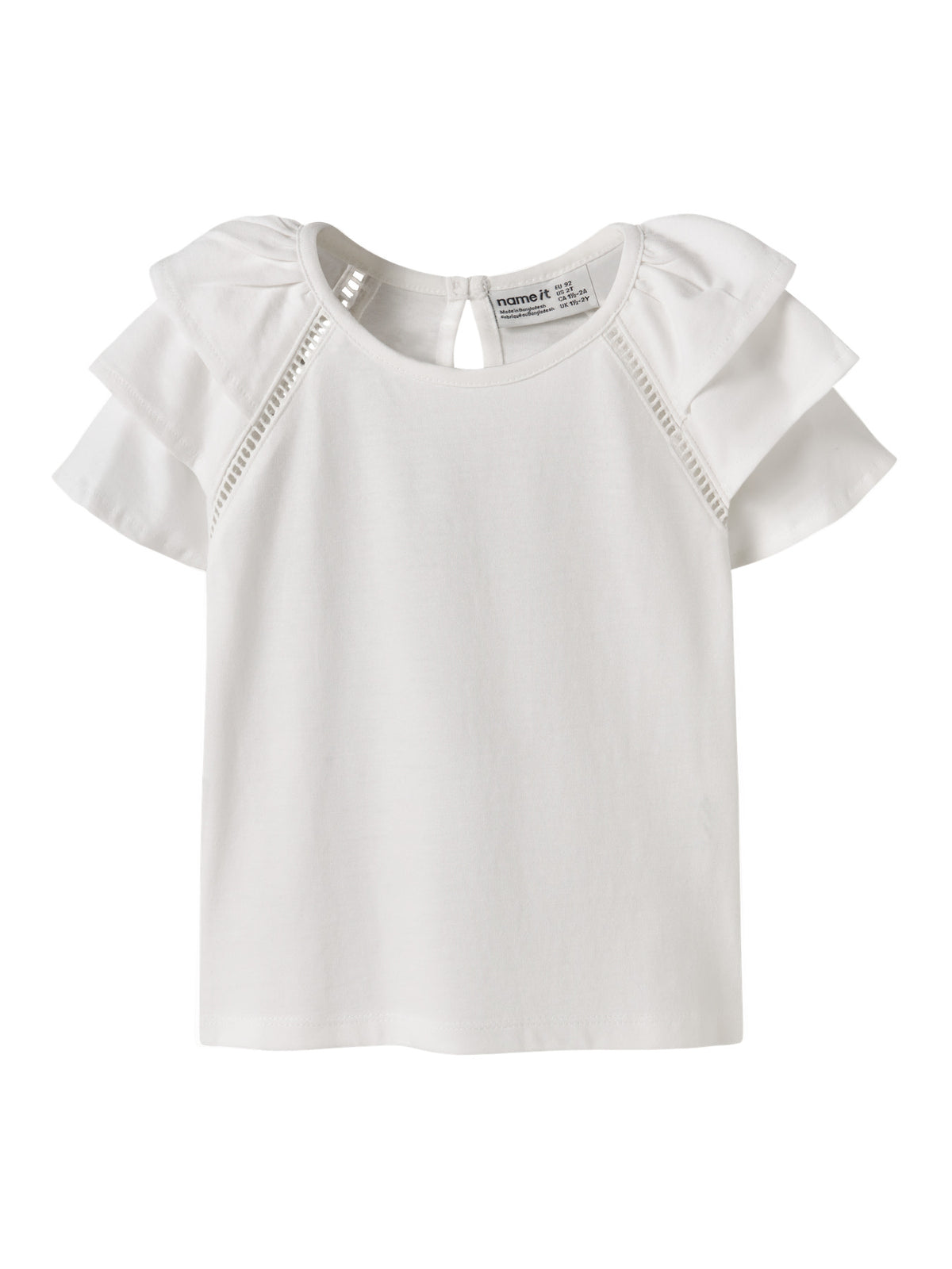 Bright White Top fra Name it - 13255577