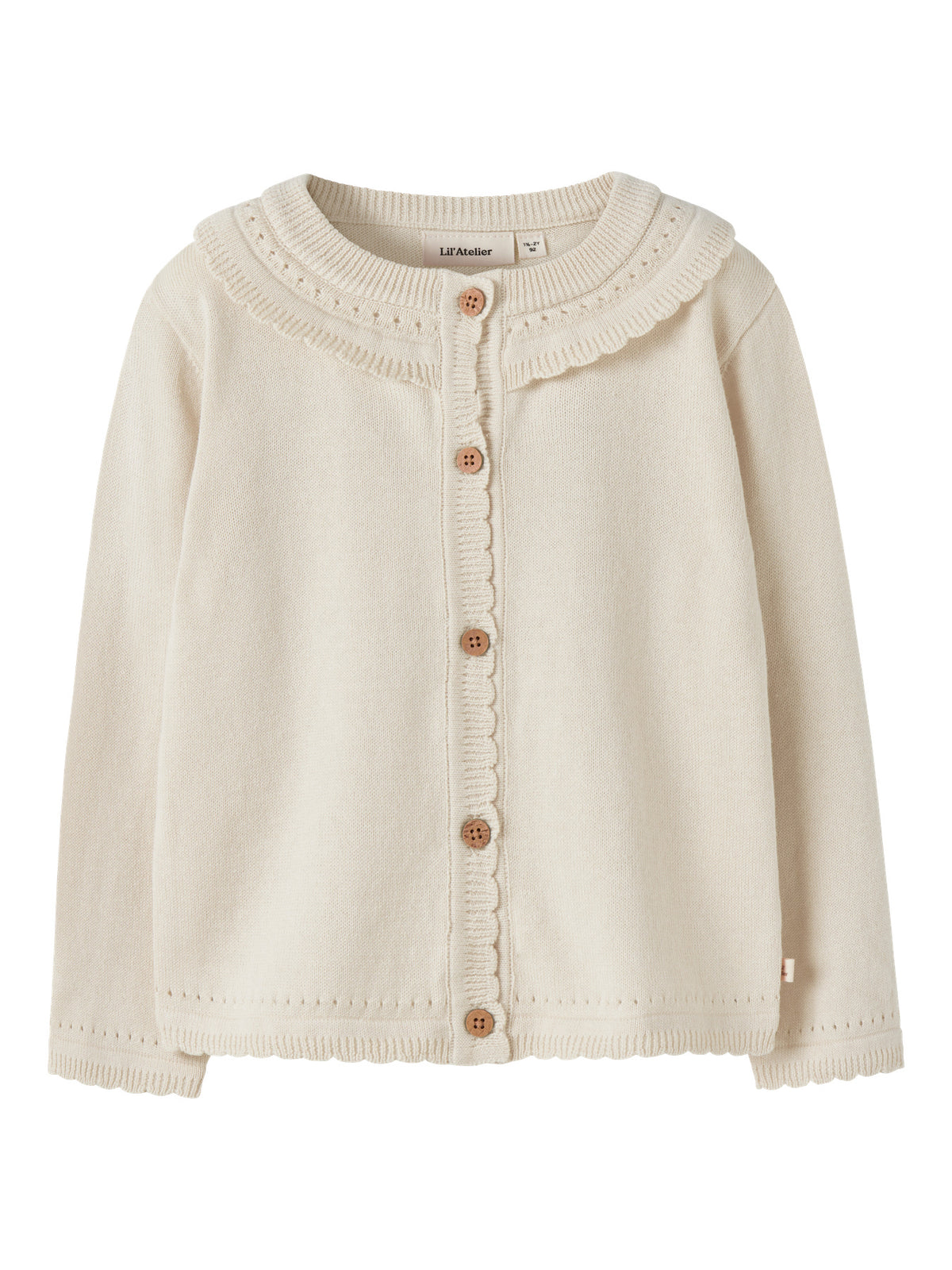 Coconut Milk Cardigan,Striktrøje fra Lil'Atelier - 13255612