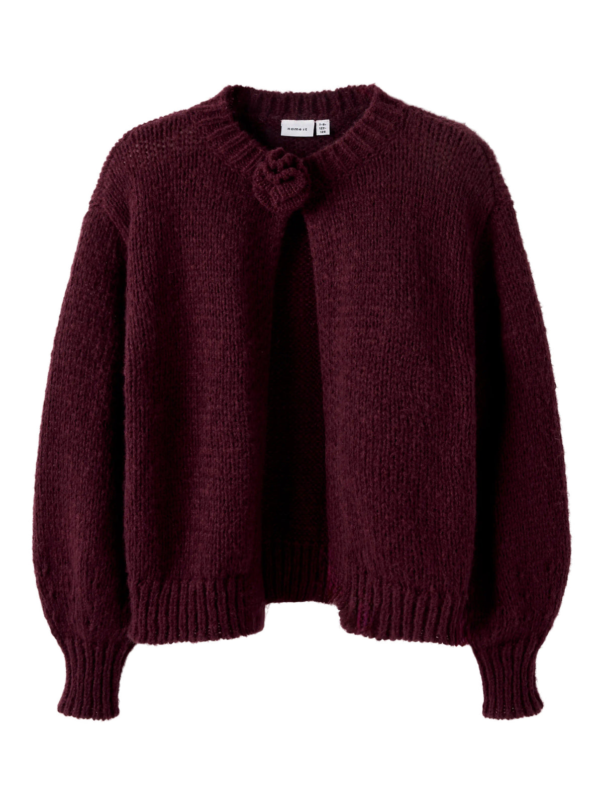 Burgundy Cardigan,Striktrøje fra Name it - 13256149
