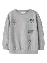 Grey Melange Sweatshirt fra Name it - 13256886