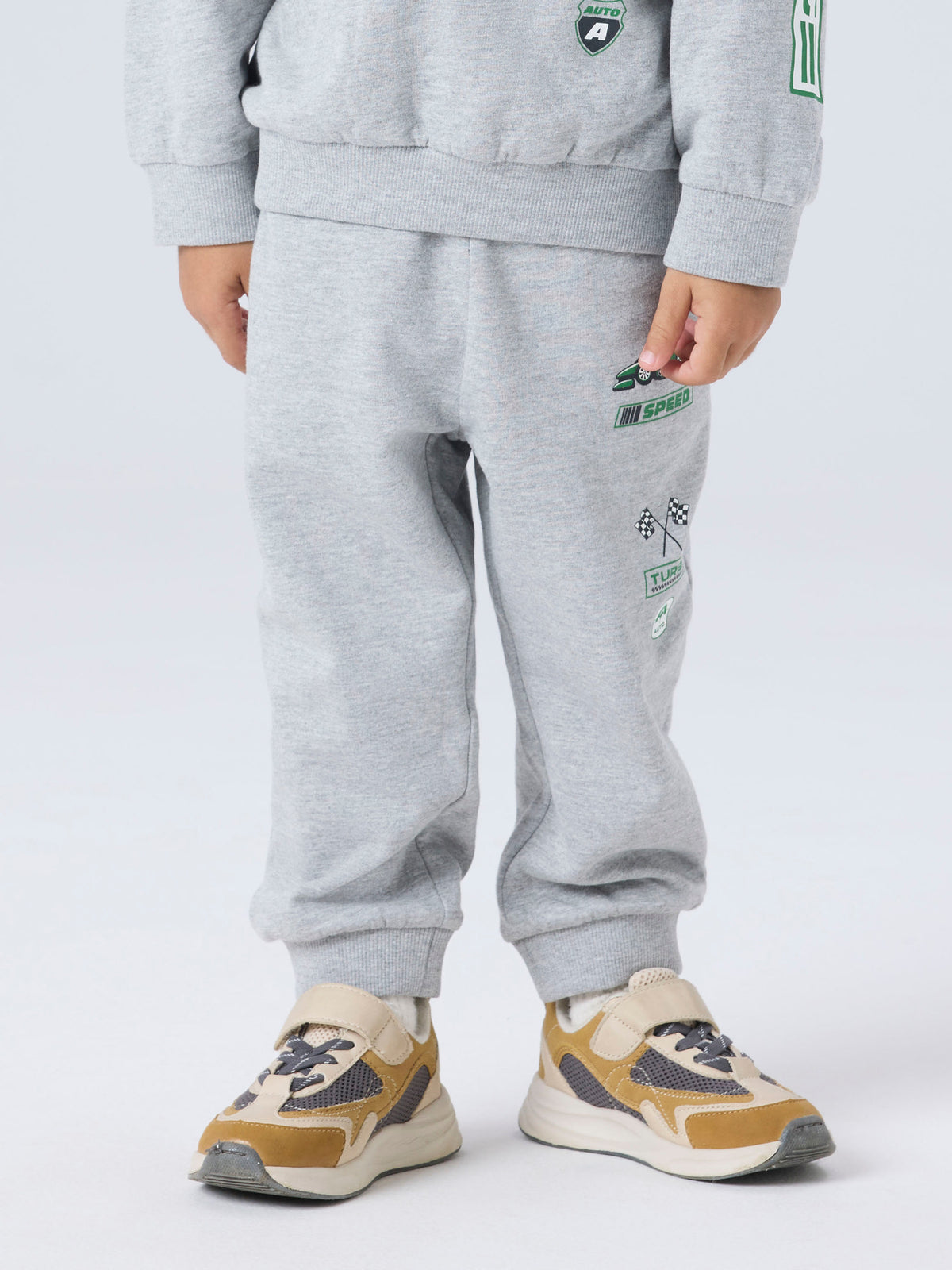 Grey Melange Bukser fra Name it - 13256888