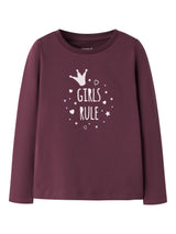Mauve Wine Bluse fra Name it - 13256970