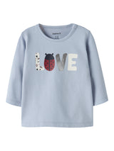Subdued Blue Bluse fra Name it - 13257349