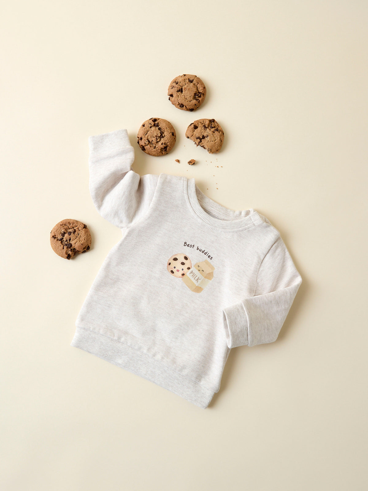 Peyote Melange Sweatshirt fra Name it - 13258009