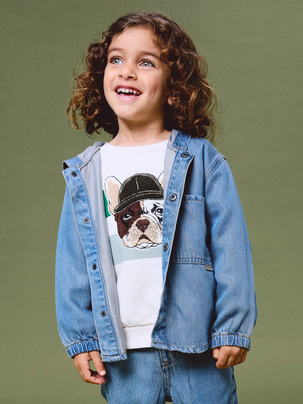 Peyote Melange Sweatshirt fra Name it - 13258496