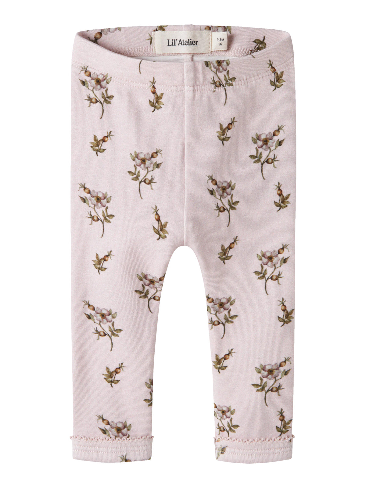 Hushed Violet APPLE ROSE Leggings fra Lil'Atelier - 13259002