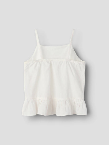 Bright White PINK-A-BOO Top fra Name it - 13260759