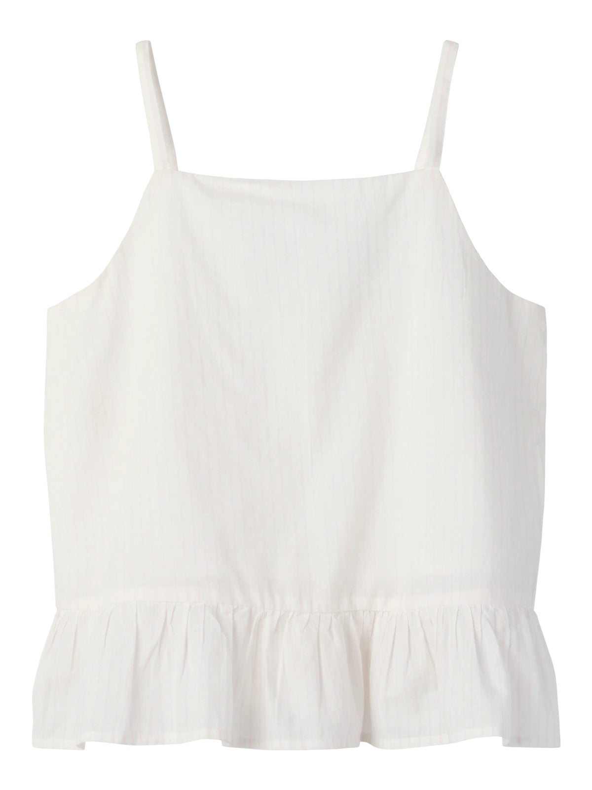 Bright White PINK-A-BOO Top fra Name it - 13260759