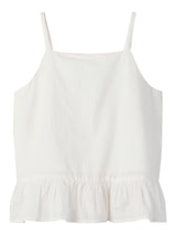 Bright White PINK-A-BOO Top fra Name it - 13260759