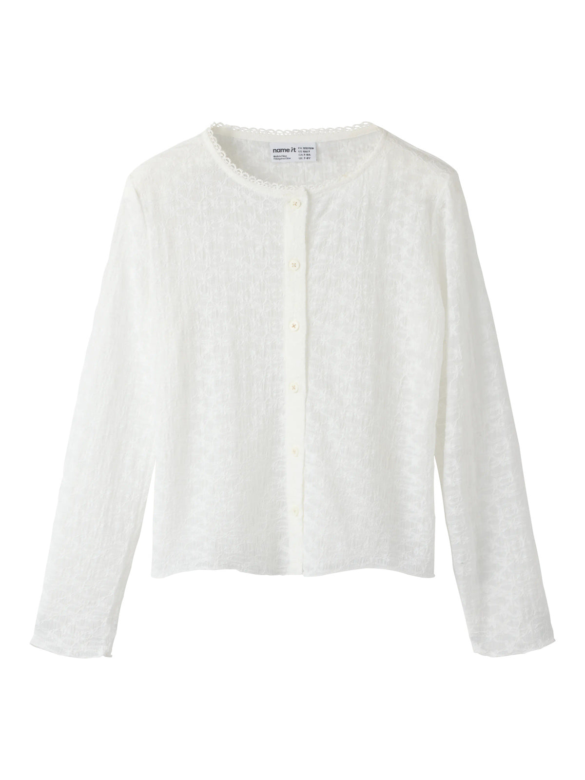 Bright White Cardigan fra Name it - 13262585
