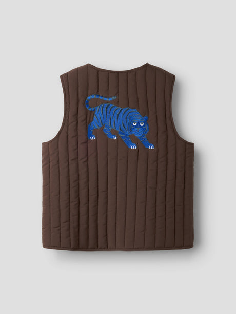 Chocolate Brown Tailored Waistcoat fra Name it - 13264632