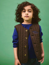 Chocolate Brown Tailored Waistcoat fra Name it - 13264632
