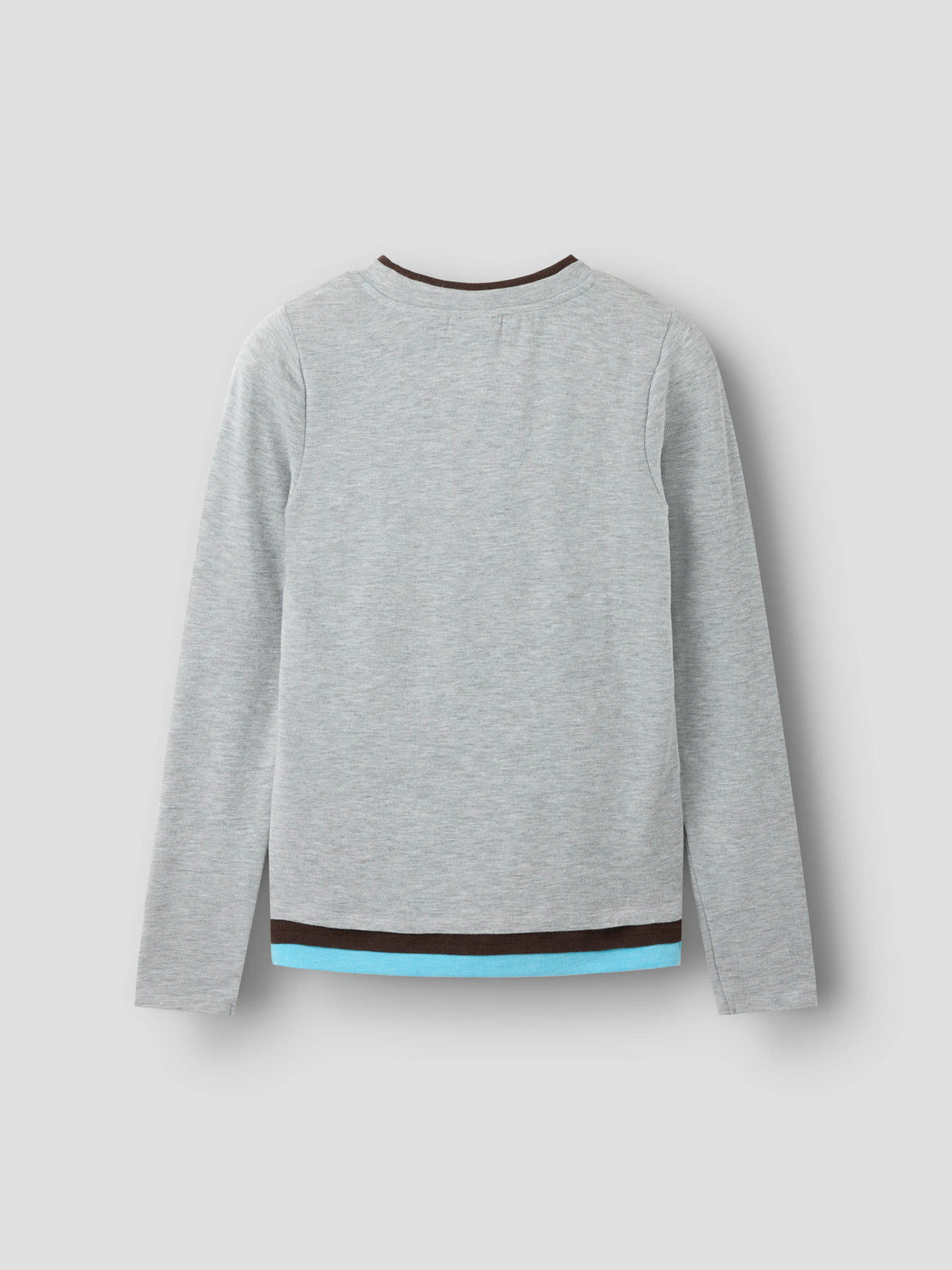 Grey Melange Top fra Name it - 13264699
