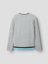 Grey Melange Top fra Name it - 13264699