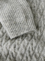 Grey Melange Striktrøje fra Name it - 13264701