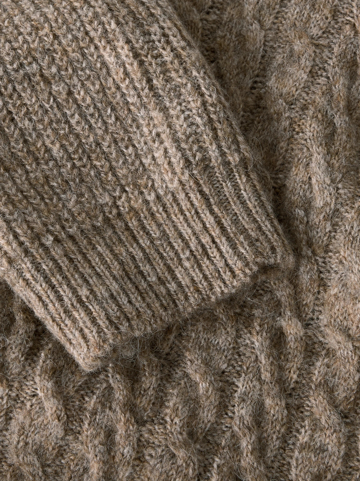 Taupe Gray Striktrøje fra Name it - 13264701