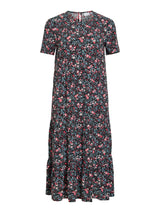 Black PINK/BLUE FLOWERS Kjole fra VILA - 14078934