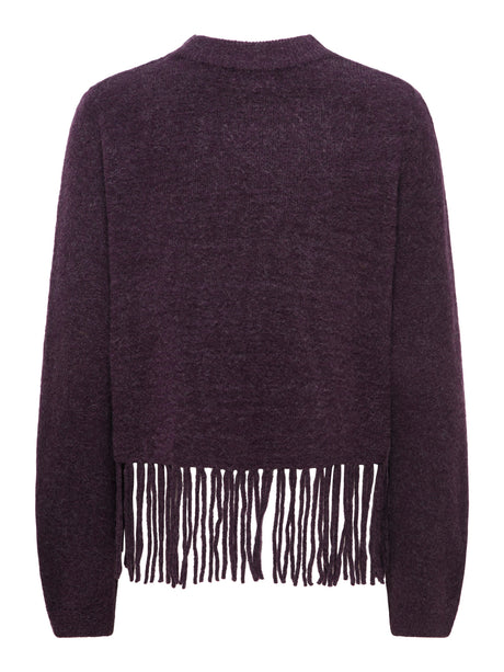 Plum Perfect MELANGE Striktrøje fra JDY - 15374485