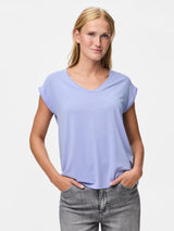 Blå Bluse fra PIECES - 17078572