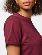 PIECES Tawny Port Bluse - 17086970