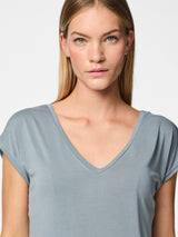 Gråblå trooper Top fra PIECES - 17095260