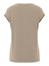 Brun silver minkTop fra PIECES - 17095260
