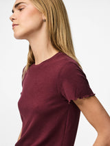 Rød Bluse fra PIECES - 17120085
