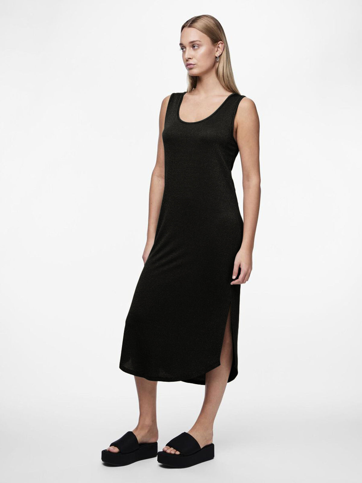 PIECES Black BLACK LUREX Kjole - 17146346