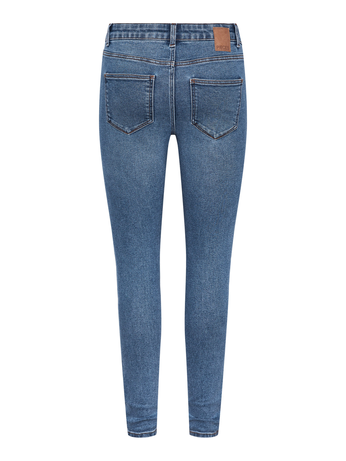 PIECES Medium Blue Denim Bukser - 17147621
