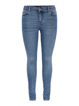 PIECES Medium Blue Denim Bukser - 17147621