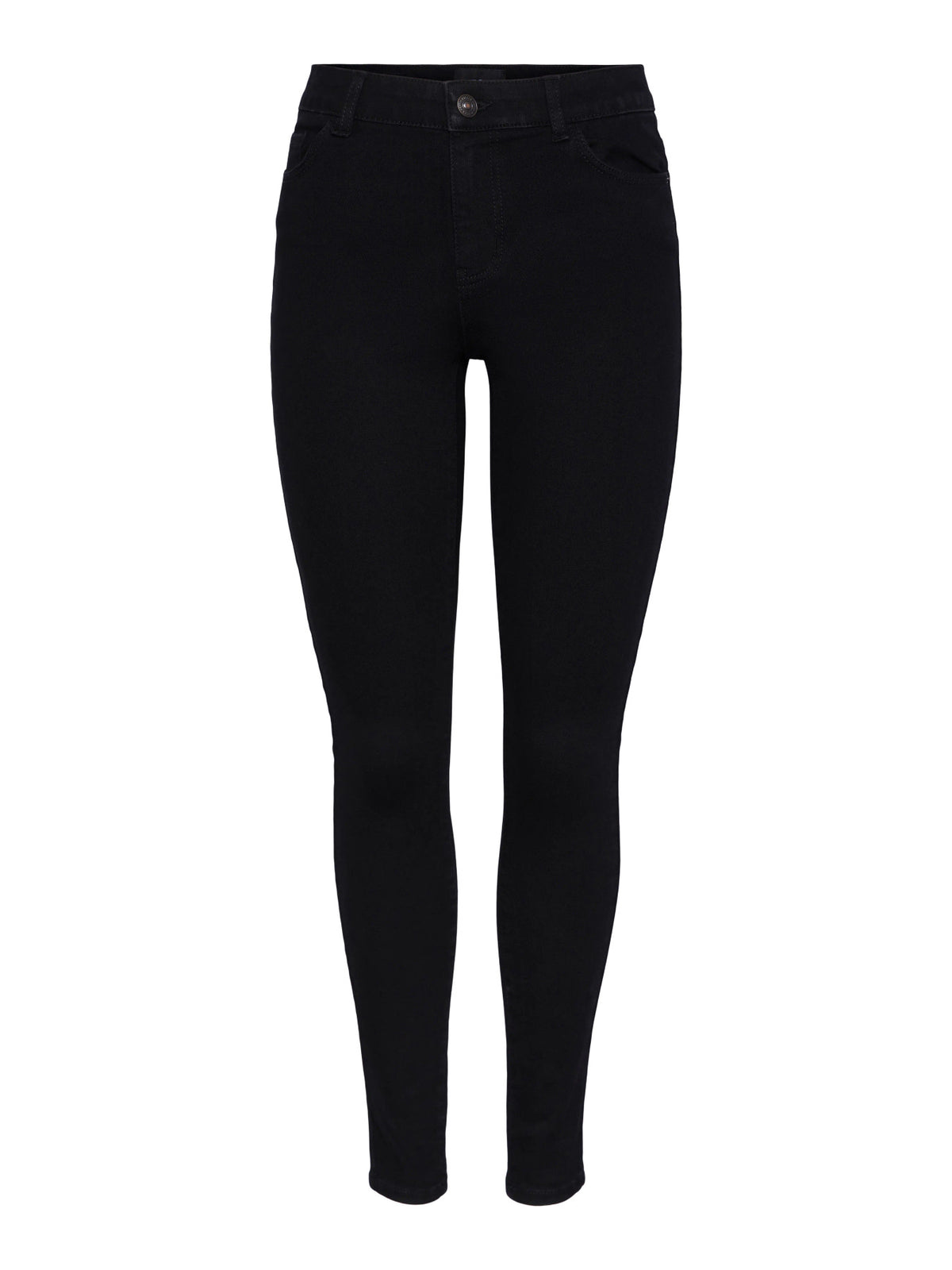 PIECES Black Denim Bukser - 17147972