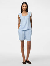 Blå Shorts fra PIECES - 17152062