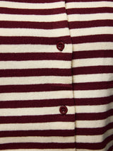 Rød Striktrøje fra PIECES - 17154558