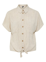 Birch MELANGE Bluse fra PIECES - 17154736