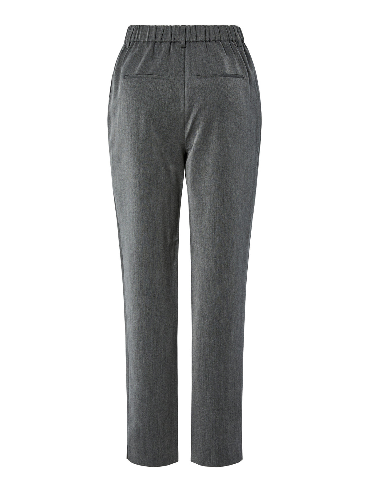 Dark Grey Melange Bukser fra PIECES - 17155334