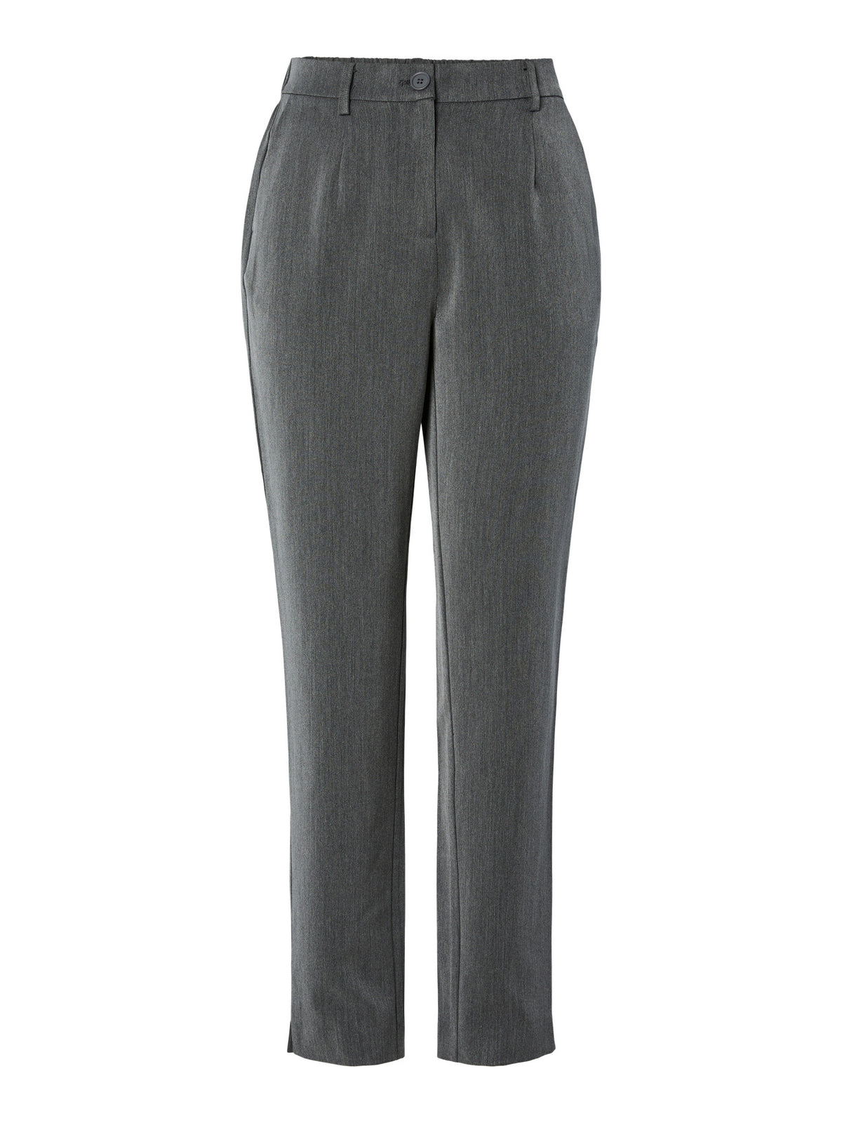 Dark Grey Melange Bukser fra PIECES - 17155334