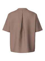 Coffee Quartz Bluse fra PIECES - 17156472